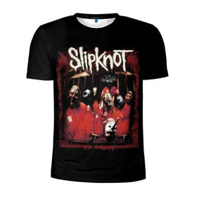 Мужская футболка 3D спортивная с принтом Slipknot в городе Новоалтайск, 100% полиэстер с улучшенными характеристиками | приталенный силуэт, круглая горловина, широкие плечи, сужается к линии бедра | band | corey taylor | jim root | metal | mick thomson | music | official | альтернативный | глэм | готик | гранж | метал | музыка | пост | рок | слипкнот | хард