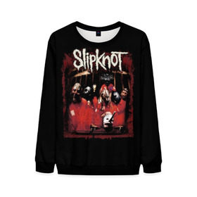 Мужской свитшот 3D с принтом Slipknot в городе Новоалтайск, 100% полиэстер с мягким внутренним слоем | круглый вырез горловины, мягкая резинка на манжетах и поясе, свободная посадка по фигуре | band | corey taylor | jim root | metal | mick thomson | music | official | альтернативный | глэм | готик | гранж | метал | музыка | пост | рок | слипкнот | хард