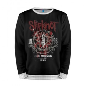 Мужской свитшот 3D с принтом Slipknot в городе Новоалтайск, 100% полиэстер с мягким внутренним слоем | круглый вырез горловины, мягкая резинка на манжетах и поясе, свободная посадка по фигуре | band | corey taylor | jim root | metal | mick thomson | music | official | альтернативный | глэм | готик | гранж | метал | музыка | пост | рок | слипкнот | хард