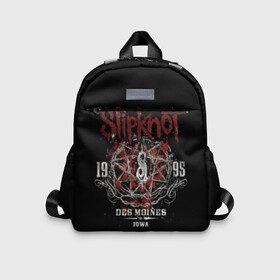 Детский рюкзак 3D с принтом Slipknot в городе Новоалтайск, 100% полиэстер | лямки с регулируемой длиной, сверху петелька, чтобы рюкзак можно было повесить на вешалку. Основное отделение закрывается на молнию, как и внешний карман. Внутри дополнительный карман. По бокам два дополнительных кармашка | Тематика изображения на принте: band | corey taylor | jim root | metal | mick thomson | music | official | альтернативный | глэм | готик | гранж | метал | музыка | пост | рок | слипкнот | хард