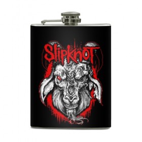 Фляга с принтом Slipknot в городе Новоалтайск, металлический корпус | емкость 0,22 л, размер 125 х 94 мм. Виниловая наклейка запечатывается полностью | Тематика изображения на принте: band | corey taylor | jim root | metal | mick thomson | music | official | альтернативный | глэм | готик | гранж | метал | музыка | пост | рок | слипкнот | хард