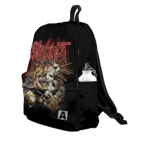 Рюкзак 3D с принтом Slipknot в городе Новоалтайск, 100% полиэстер | лямки с регулируемой длиной, сверху петелька, чтобы рюкзак можно было повесить на вешалку. Основное отделение закрывается на молнию, как и внешний карман. Внутри два дополнительных кармана, один из которых закрывается на молнию. По бокам два дополнительных кармашка | band | corey taylor | jim root | metal | mick thomson | music | official | альтернативный | глэм | готик | гранж | метал | музыка | пост | рок | слипкнот | хард