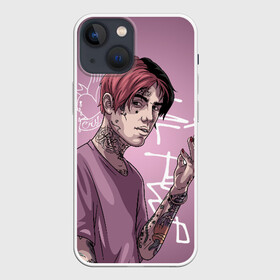 Чехол для iPhone 13 mini с принтом Lil Peep в городе Новоалтайск,  |  | crybaby | gustav elijah ahr | hellboy | lil peep | lilpeep | peep | rap | густав элайджа ар | лил пип | рэп | хип хоп | эмо рэп