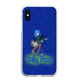 Чехол для iPhone XS Max матовый с принтом Sally Face в городе Новоалтайск, Силикон | Область печати: задняя сторона чехла, без боковых панелей | game | horror | larry | logo | mask | new | sally face | sf | ангел | волосы | гизмо | гитара | грустный | девид | девочка | духи | игра | казнь | ларри | лицемер | логотип | мальчик | маска | на лице | надпись | призраки