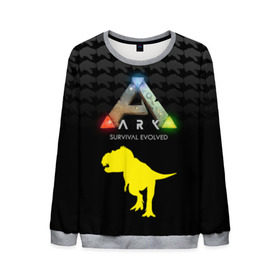 Мужской свитшот 3D с принтом Ark Survival Evolved в городе Новоалтайск, 100% полиэстер с мягким внутренним слоем | круглый вырез горловины, мягкая резинка на манжетах и поясе, свободная посадка по фигуре | ark | ark survival evolved | evolved | survival | арк