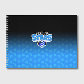 Альбом для рисования с принтом Brawl Stars в городе Новоалтайск, 100% бумага
 | матовая бумага, плотность 200 мг. | 3d | brawl stars | moba | pattern | абстракция | бравл старс | геометрия | градиент | жанр | игра | лого | логотип | надпись | паттерн | текстура