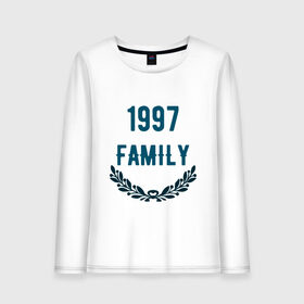 Женский лонгслив хлопок с принтом Family в городе Новоалтайск, 100% хлопок |  | 1997 | 1997 family | family | jesus | rap | грустный | джизус | джизус возрождение | джизус рэпер | джизус ты ювелир | мерч | музыка | реп | рэп | семья | счастливый