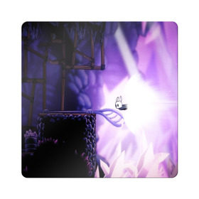 Магнит виниловый Квадрат с принтом HOLLOW KNIGHT в городе Новоалтайск, полимерный материал с магнитным слоем | размер 9*9 см, закругленные углы | game | games | hallownest | hollow knight | безымянный рыцарь | бои | враги | заброшенное королевство | игра | исследование | компьютерная игра | насекомые | персонаж | поиск | приключения | секреты