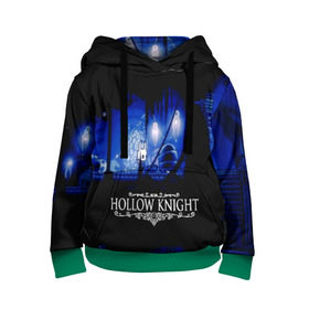 Детская толстовка 3D с принтом HOLLOW KNIGHT в городе Новоалтайск, 100% полиэстер | двухслойный капюшон со шнурком для регулировки, мягкие манжеты на рукавах и по низу толстовки, спереди карман-кенгуру с мягким внутренним слоем | game | games | hallownest | hollow knight | безымянный рыцарь | бои | враги | заброшенное королевство | игра | исследование | компьютерная игра | насекомые | персонаж | поиск | приключения | секреты