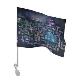 Флаг для автомобиля с принтом HOLLOW KNIGHT WORLD в городе Новоалтайск, 100% полиэстер | Размер: 30*21 см | game | games | hallownest | hollow knight | безымянный рыцарь | бои | враги | заброшенное королевство | игра | исследование | компьютерная игра | насекомые | персонаж | поиск | приключения | секреты