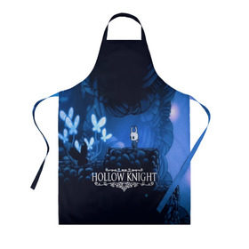 Фартук 3D с принтом HOLLOW KNIGHT в городе Новоалтайск, 100% полиэстер | общий размер — 65 х 85 см, ширина нагрудника — 26 см, горловина — 53 см, длина завязок — 54 см, общий обхват в поясе — 173 см. Принт на завязках и на горловине наносится с двух сторон, на основной части фартука — только с внешней стороны | 