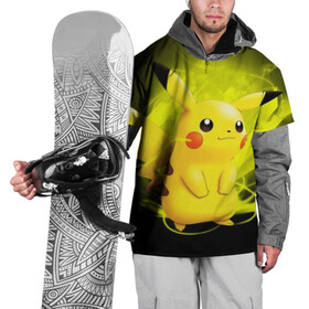 Накидка на куртку 3D с принтом Pikachu Pika Pika в городе Новоалтайск, 100% полиэстер |  | pika | pikachu | аниме | детская | детям | игры | молния | мышка | мышь | пика | пикачу | покемон | покемоны