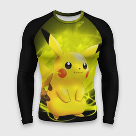 Мужской рашгард 3D с принтом Pikachu Pika Pika в городе Новоалтайск,  |  | pika | pikachu | аниме | детская | детям | игры | молния | мышка | мышь | пика | пикачу | покемон | покемоны