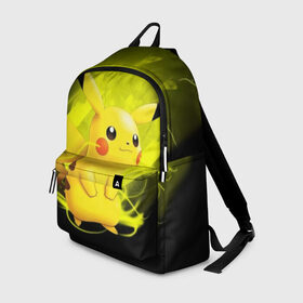 Рюкзак 3D с принтом Pikachu Pika Pika в городе Новоалтайск, 100% полиэстер | лямки с регулируемой длиной, сверху петелька, чтобы рюкзак можно было повесить на вешалку. Основное отделение закрывается на молнию, как и внешний карман. Внутри два дополнительных кармана, один из которых закрывается на молнию. По бокам два дополнительных кармашка | Тематика изображения на принте: pika | pikachu | аниме | детская | детям | игры | молния | мышка | мышь | пика | пикачу | покемон | покемоны