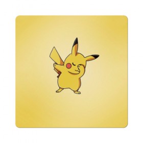 Магнит виниловый Квадрат с принтом Pikachu Pika Pika в городе Новоалтайск, полимерный материал с магнитным слоем | размер 9*9 см, закругленные углы | pika | pikachu | аниме | детская | детям | игры | молния | мышка | мышь | пика | пикачу | покемон | покемоны