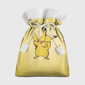 Подарочный 3D мешок с принтом Pikachu Pika Pika в городе Новоалтайск, 100% полиэстер | Размер: 29*39 см | Тематика изображения на принте: pika | pikachu | аниме | детская | детям | игры | молния | мышка | мышь | пика | пикачу | покемон | покемоны