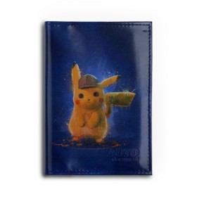 Обложка для автодокументов с принтом Pikachu Pika Pika в городе Новоалтайск, натуральная кожа |  размер 19,9*13 см; внутри 4 больших “конверта” для документов и один маленький отдел — туда идеально встанут права | pika | pikachu | аниме | детская | детям | игры | молния | мышка | мышь | пика | пикачу | покемон | покемоны