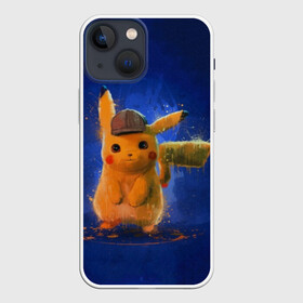 Чехол для iPhone 13 mini с принтом Pikachu Pika Pika в городе Новоалтайск,  |  | pika | pikachu | аниме | детская | детям | игры | молния | мышка | мышь | пика | пикачу | покемон | покемоны