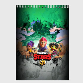 Скетчбук с принтом Brawl Stars в городе Новоалтайск, 100% бумага
 | 48 листов, плотность листов — 100 г/м2, плотность картонной обложки — 250 г/м2. Листы скреплены сверху удобной пружинной спиралью | 3d | brawl stars | moba | абстракция | бравл старс | геометрия | жанр | игра | краска | лого | логотип | надпись | текстура