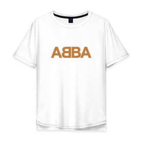 Мужская футболка хлопок Oversize с принтом ABBA в городе Новоалтайск, 100% хлопок | свободный крой, круглый ворот, “спинка” длиннее передней части | абба | агнета | анни фрид | брур | бьорн | коллектив | музыка | швеция