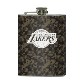 Фляга с принтом Los Angeles Lakers Camo в городе Новоалтайск, металлический корпус | емкость 0,22 л, размер 125 х 94 мм. Виниловая наклейка запечатывается полностью | Тематика изображения на принте: camo | lakers | los angeles lakers | nba | баскетбол | камуфляж | лос анджелес лейкерс | нба | спорт | хаки
