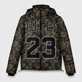 Мужская зимняя куртка 3D с принтом Chicago Bulls 23 Camo в городе Новоалтайск, верх — 100% полиэстер; подкладка — 100% полиэстер; утеплитель — 100% полиэстер | длина ниже бедра, свободный силуэт Оверсайз. Есть воротник-стойка, отстегивающийся капюшон и ветрозащитная планка. 

Боковые карманы с листочкой на кнопках и внутренний карман на молнии. | bulls | camo | chicago | chicago bulls | nba | баскетбол | буллз | камуфляж | нба | спорт | хаки | чикаго | чикаго буллз