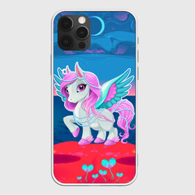 Чехол для iPhone 12 Pro Max с принтом Милый единорог в городе Новоалтайск, Силикон |  | pony | грива | девочка | единорог | конь | копыта | красивая | лошадка | лошадь | милая | пони | природа закат | радуга