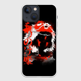 Чехол для iPhone 13 mini с принтом Принцесса Мононоке в городе Новоалтайск,  |  | Тематика изображения на принте: anime | hayao miyazaki | meme | mononoke | tokyo | tsuzuki | аниме | гибли | иероглиф | манга | мононоке | стиль | япония