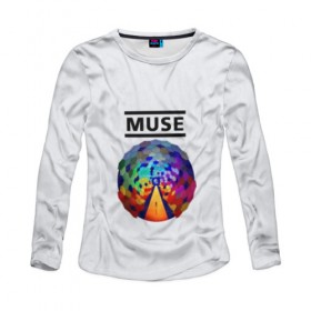 Женский лонгслив 3D с принтом Muse в городе Новоалтайск, 100% полиэстер | длинные рукава, круглый вырез горловины, полуприлегающий силуэт | muse | альтернативный | группа | доминик ховард | крис уолстенхолм | мосе | моус | моусе | муза | музе | музык | мусе | мьюз | мэттью беллами | прогрессивный | рок | симфонический | спейс | спейсрок