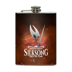 Фляга с принтом Hollow Knight: SILKSONG в городе Новоалтайск, металлический корпус | емкость 0,22 л, размер 125 х 94 мм. Виниловая наклейка запечатывается полностью | game | games | ghosts | godmaster | hollow | hornet | knight | metroidvania | silksong | zote | гримм | зот | игра | игры | квиррел | найт | песня | полый | призраки | пустой | рыцарь | силксонг | холлоу | хорнет | шелк