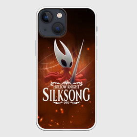 Чехол для iPhone 13 mini с принтом Hollow Knight: SILKSONG в городе Новоалтайск,  |  | game | games | ghosts | godmaster | hollow | hornet | knight | metroidvania | silksong | zote | гримм | зот | игра | игры | квиррел | найт | песня | полый | призраки | пустой | рыцарь | силксонг | холлоу | хорнет | шелк