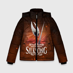 Зимняя куртка для мальчиков 3D с принтом Hollow Knight SILKSONG в городе Новоалтайск, ткань верха — 100% полиэстер; подклад — 100% полиэстер, утеплитель — 100% полиэстер | длина ниже бедра, удлиненная спинка, воротник стойка и отстегивающийся капюшон. Есть боковые карманы с листочкой на кнопках, утяжки по низу изделия и внутренний карман на молнии. 

Предусмотрены светоотражающий принт на спинке, радужный светоотражающий элемент на пуллере молнии и на резинке для утяжки | Тематика изображения на принте: game | games | ghosts | godmaster | hollow | hornet | knight | metroidvania | silksong | zote | гримм | зот | игра | игры | квиррел | найт | песня | полый | призраки | пустой | рыцарь | силксонг | холлоу | хорнет | шелк