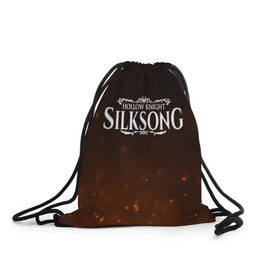 Рюкзак-мешок 3D с принтом Hollow Knight: SILKSONG в городе Новоалтайск, 100% полиэстер | плотность ткани — 200 г/м2, размер — 35 х 45 см; лямки — толстые шнурки, застежка на шнуровке, без карманов и подкладки | game | games | ghosts | godmaster | hollow | hornet | knight | metroidvania | silksong | zote | гримм | зот | игра | игры | квиррел | найт | песня | полый | призраки | пустой | рыцарь | силксонг | холлоу | хорнет | шелк