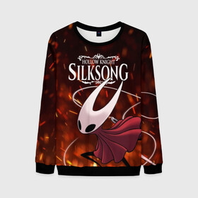 Мужской свитшот 3D с принтом Hollow Knight: SILKSONG в городе Новоалтайск, 100% полиэстер с мягким внутренним слоем | круглый вырез горловины, мягкая резинка на манжетах и поясе, свободная посадка по фигуре | Тематика изображения на принте: game | games | ghosts | godmaster | hollow | hornet | knight | metroidvania | silksong | zote | гримм | зот | игра | игры | квиррел | найт | песня | полый | призраки | пустой | рыцарь | силксонг | холлоу | хорнет | шелк