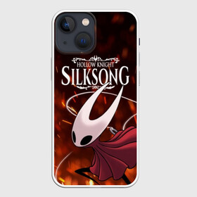 Чехол для iPhone 13 mini с принтом Hollow Knight: SILKSONG в городе Новоалтайск,  |  | game | games | ghosts | godmaster | hollow | hornet | knight | metroidvania | silksong | zote | гримм | зот | игра | игры | квиррел | найт | песня | полый | призраки | пустой | рыцарь | силксонг | холлоу | хорнет | шелк