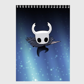 Скетчбук с принтом Рыцарь - HOLLOW KNIGHT в городе Новоалтайск, 100% бумага
 | 48 листов, плотность листов — 100 г/м2, плотность картонной обложки — 250 г/м2. Листы скреплены сверху удобной пружинной спиралью | game | games | ghosts | godmaster | hollow | hornet | knight | metroidvania | silksong | zote | гримм | зот | игра | игры | квиррел | найт | песня | полый | призраки | пустой | рыцарь | силксонг | холлоу | хорнет | шелк