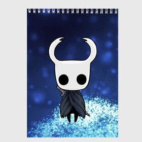 Скетчбук с принтом Рыцарь - HOLLOW KNIGHT в городе Новоалтайск, 100% бумага
 | 48 листов, плотность листов — 100 г/м2, плотность картонной обложки — 250 г/м2. Листы скреплены сверху удобной пружинной спиралью | game | games | ghosts | godmaster | hollow | hornet | knight | metroidvania | silksong | zote | гримм | зот | игра | игры | квиррел | найт | песня | полый | призраки | пустой | рыцарь | силксонг | холлоу | хорнет | шелк