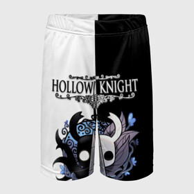 Детские спортивные шорты 3D с принтом Hollow Knight (Black & White) в городе Новоалтайск,  100% полиэстер
 | пояс оформлен широкой мягкой резинкой, ткань тянется
 | game | hollow knight | hollow knight godmaster | hollow knight map | hollow knight ps4 | silksong | белый | зот могучий | игра | карта | королевство | метроидвания | полый король | приключения букашек | халлоунест | холлоу кнайт | черный