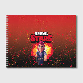 Альбом для рисования с принтом Brawl Stars Colt в городе Новоалтайск, 100% бумага
 | матовая бумага, плотность 200 мг. | Тематика изображения на принте: boom | brawl | brawl st | brawl stars | colt | logo | map | mobo | pattern | poco | shelly | stars | бравл | взрыв | игра | игры | карта | кольт | лого | мобильные игры | патерн | паттерн | поко | старс | шелли