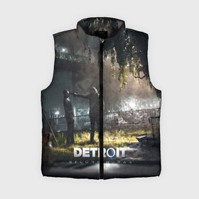 Женский жилет утепленный 3D с принтом DETROIT:BECOME HUMAN в городе Новоалтайск,  |  | action | ai | android | connor | dbhpk19 | detroit become human | game | rk 800 | rk 900 | андроиды | детектив | игра | игры | интерактивное кино | кара | коннор | логотип | маркус | роботы | фирменный стиль | экшн
