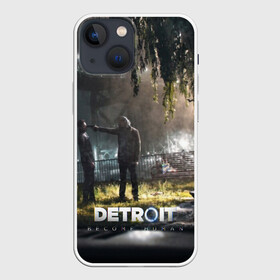 Чехол для iPhone 13 mini с принтом DETROIT:BECOME HUMAN в городе Новоалтайск,  |  | action | ai | android | connor | dbhpk19 | detroit become human | game | rk 800 | rk 900 | андроиды | детектив | игра | игры | интерактивное кино | кара | коннор | логотип | маркус | роботы | фирменный стиль | экшн