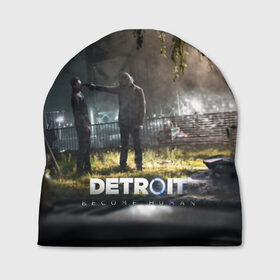Шапка 3D с принтом DETROIT:BECOME HUMAN в городе Новоалтайск, 100% полиэстер | универсальный размер, печать по всей поверхности изделия | action | ai | android | connor | dbhpk19 | detroit become human | game | rk 800 | rk 900 | андроиды | детектив | игра | игры | интерактивное кино | кара | коннор | логотип | маркус | роботы | фирменный стиль | экшн
