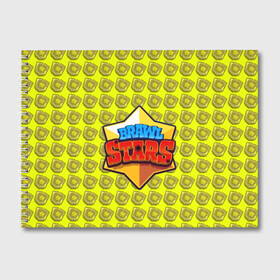 Альбом для рисования с принтом Brawl Stars Champ в городе Новоалтайск, 100% бумага
 | матовая бумага, плотность 200 мг. | Тематика изображения на принте: boom | brawl | brawl st | brawl stars | colt | game | logo | map | mobo | pattern | poco | shelly | stars | бравл | взрыв | игра | игры | карта | кислотный | кольт | корона | лимон | лого | мобильные игры | патерн | паттерн | поко | старс 
