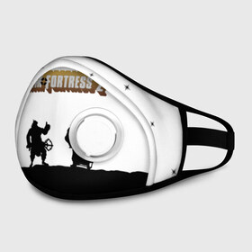 Маска из неопрена с принтом Team Fortress 2 в городе Новоалтайск, неопрен 100% | Форма огибающая нос. Резинки для ушей с дополнительной резинкой на затылке. Клапан для выдоха для активного дыхания при занятиях спортом. Эластичный материал маски и окантовки для лучшего растяжения и прилегания маски.  | team fortress | team fortress 2 | тим фортрес | тим фортресс
