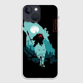 Чехол для iPhone 13 mini с принтом Princess Mononoke в городе Новоалтайск,  |  | Тематика изображения на принте: anime | ghibli | hayao miyazaki | hime | meme | miyazaki | mononoke | music | princess | studio ghibli | tokyo | иероглиф | манга | стиль | фентези