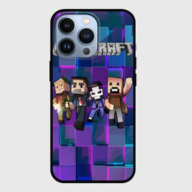 Чехол для iPhone 13 Pro с принтом Майнкрафт на скиле в городе Новоалтайск,  |  | maqyrhfan | minecraft | майнкрафт
