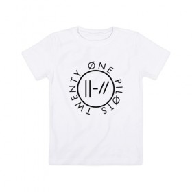 Детская футболка хлопок с принтом TWENTY ONE PILOTS (TOP) в городе Новоалтайск, 100% хлопок | круглый вырез горловины, полуприлегающий силуэт, длина до линии бедер | 21 pilots | 21p | bandito | blurryface | chlorine | dema don t control us | joshua | music | ned | rock | top | trench | twenty one pilots | tyler | бандито | группа | музыка | нэд | рок | тренч