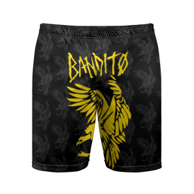 Мужские шорты спортивные с принтом TOP - BANDITO в городе Новоалтайск,  |  | 21 pilots | 21p | bandito | blurryface | chlorine | joshua | music | ned | rock | top | trench | twenty one pilots | tyler | бандито | группа | музыка | нэд | рок | тренч