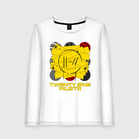 Женский лонгслив хлопок с принтом TWENTY ONE PILOTS (TOP) в городе Новоалтайск, 100% хлопок |  | 21 pilots | 21p | bandito | blurryface | chlorine | joshua | music | ned | rock | top | trench | twenty one pilots | tyler | бандито | группа | музыка | нэд | рок | тренч