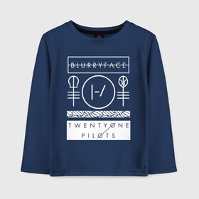Детский лонгслив хлопок с принтом TWENTY ONE PILOTS (TOP) в городе Новоалтайск, 100% хлопок | круглый вырез горловины, полуприлегающий силуэт, длина до линии бедер | 21 pilots | 21p | bandito | blurryface | chlorine | joshua | music | ned | rock | top | trench | twenty one pilots | tyler | бандито | группа | музыка | нэд | рок | тренч
